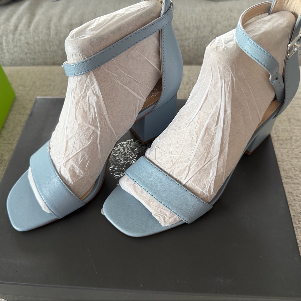 Vince Camuto Margry Blue block heels